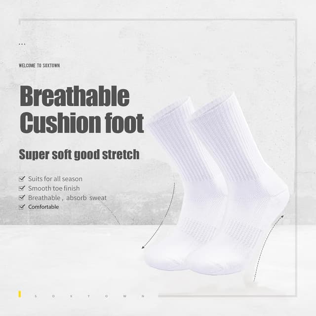Thumbnail 1 de SOX TOWN Cushioned Crew Socks
