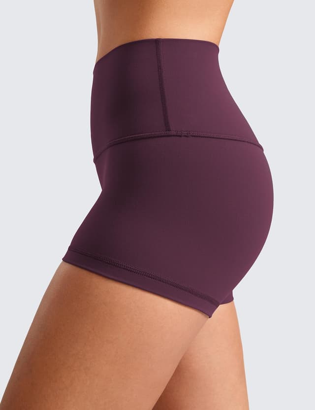 Detalle 2 de CRZ YOGA pantaloncini yoga donna Butterluxe (vita alta) per allenamento, running e lounge