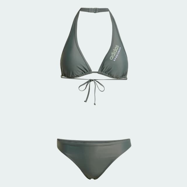 Thumbnail 3 de Adidas Bikini Neckholder Gris