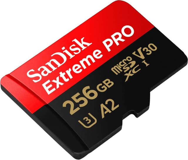 Detalle de SanDisk Extreme PRO Micro SDXC 256GB 🏞️ Rápida y Resistente