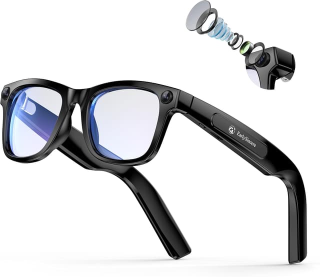 Detalle de 2026 Upgraded Smart Camera Glasses 8MP