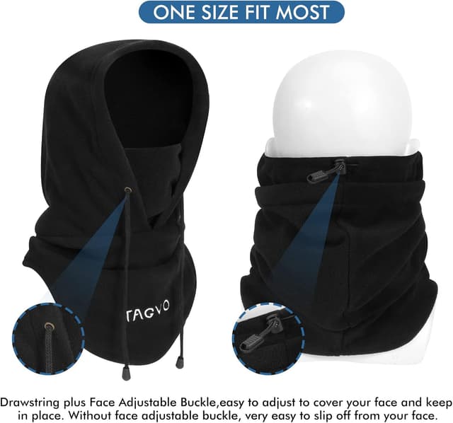 Thumbnail 4 de TAGVO Winter Thermal Fleece Balaclava 1pc