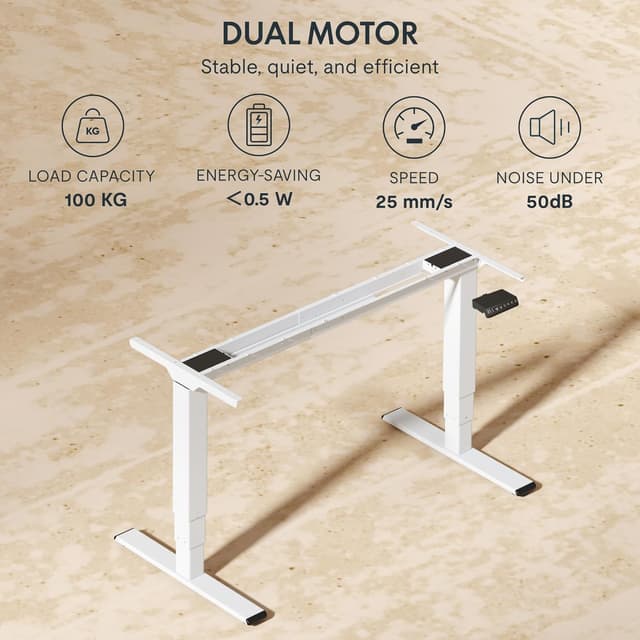 Thumbnail 4 de FLEXISPOT Höhenverstellbares Tischgestell 60–125 cm