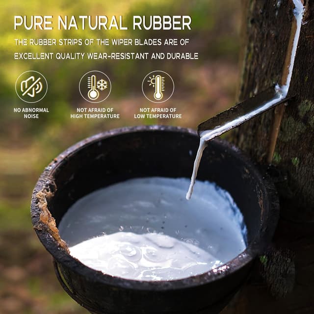 Detalle de JINGOU Wiper Blades Set (26/20/14 in) for Chrysler Pacifica (2017-2024) & Voyager (2020-2024) — Front and Rear, Pack of 3