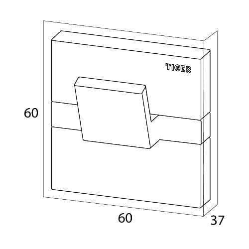 Thumbnail 2 de Tiger Safira Crochet XL en chrome ⚙