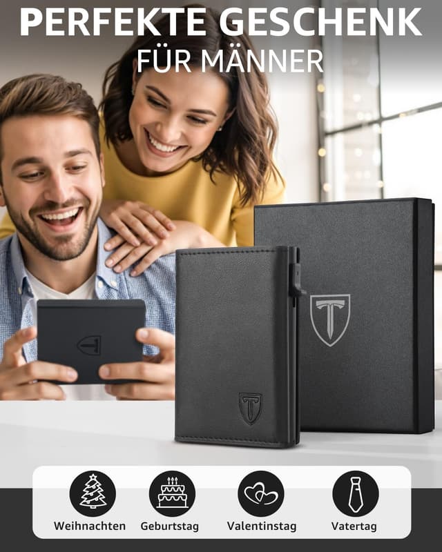 Thumbnail 6 de TEEHON Herren-Geldbörse Slim 10 x 6,6