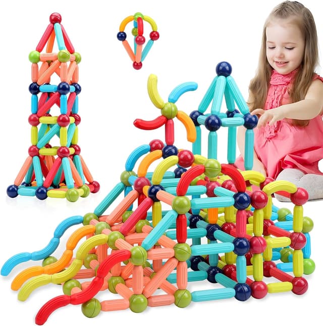 Imagen de COUOMOXA Magnetic Building Blocks 42 pcs 🧩 en OfertitasTOP
