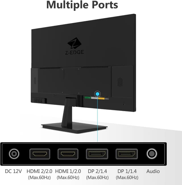 Thumbnail 6 de Z-Edge 27 Inch 4K UHD IPS Monitor