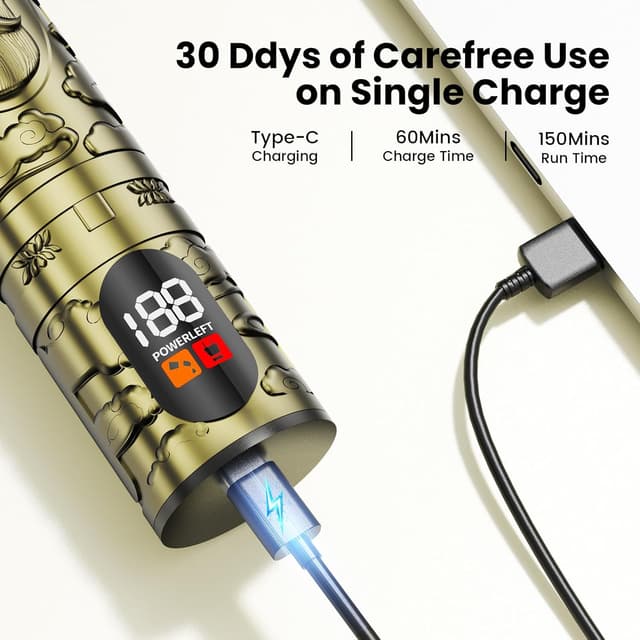 Thumbnail 4 de Yineel HC100 Beard Trimmer Gold