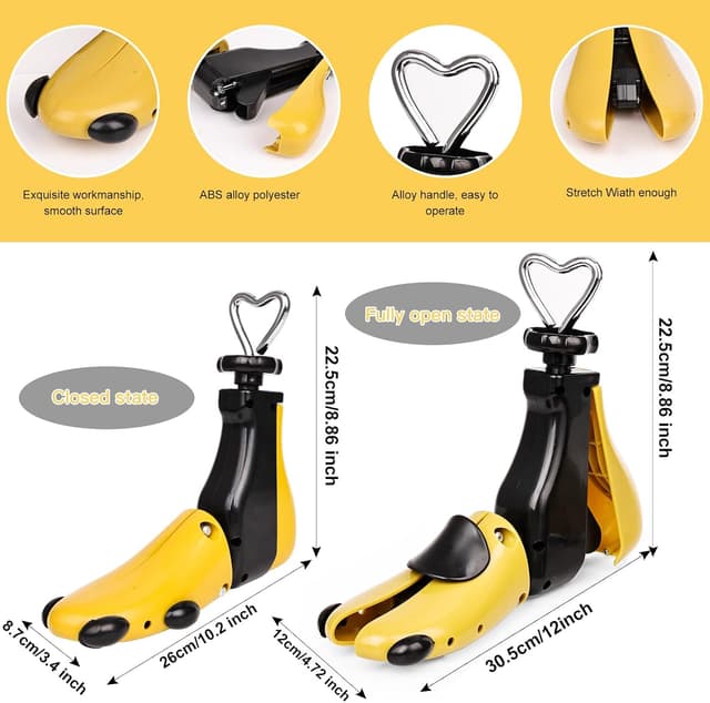 Thumbnail 1 de Ostyel Schuhdehner (2 Stück) für Damen & Herren – einstellbare Breite und Länge zum Aufweiten von Schuhen