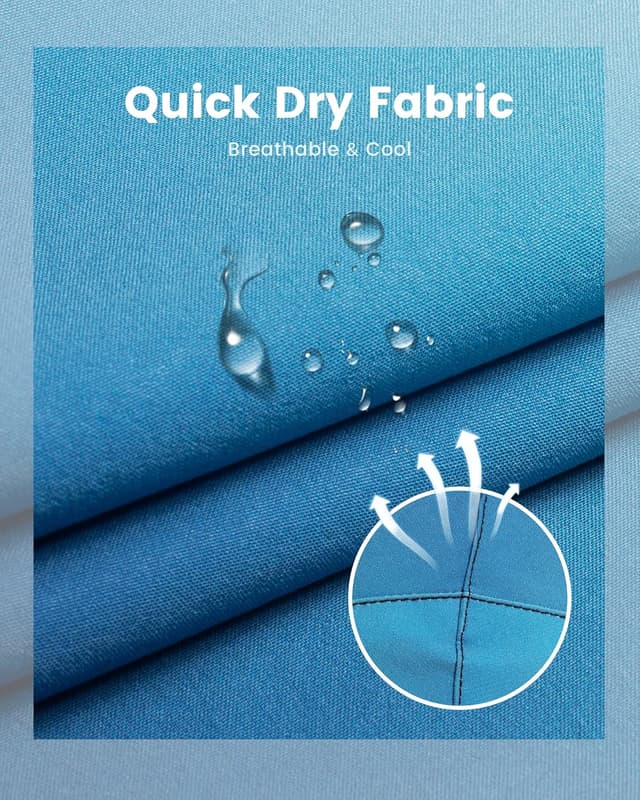 Detalle 2 de MaaMgic Herren Badehose 2-in-1 mit Kompression (14 cm Innenlänge) – schnelltrocknende Swim-Shorts mit Reißverschlusstaschen