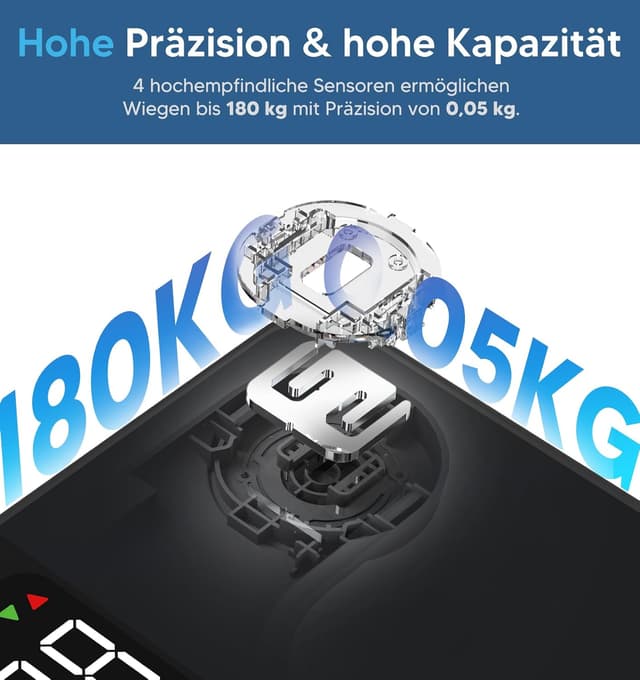 Thumbnail 3 de GE Körperfettwaage Digital mit Großem Display