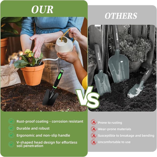 Detalle 2 de AKINSTER Gartenschaufel Klein 2 Stück