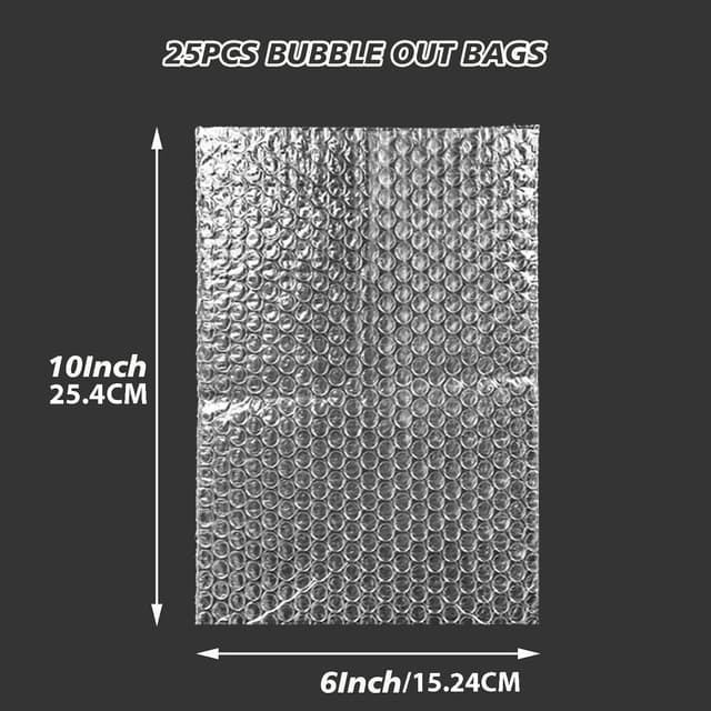 Detalle de 25Pcs bubble pouch bags 15cm x 25cm