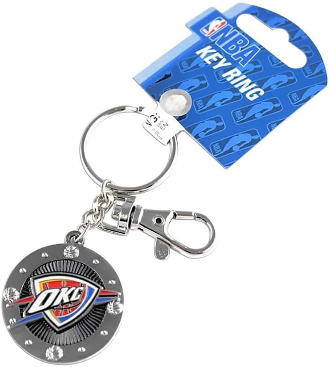Detalle 2 de NBA Impact Keychain (Colorful, Durable Metal Keychain With Carabiner Clip)