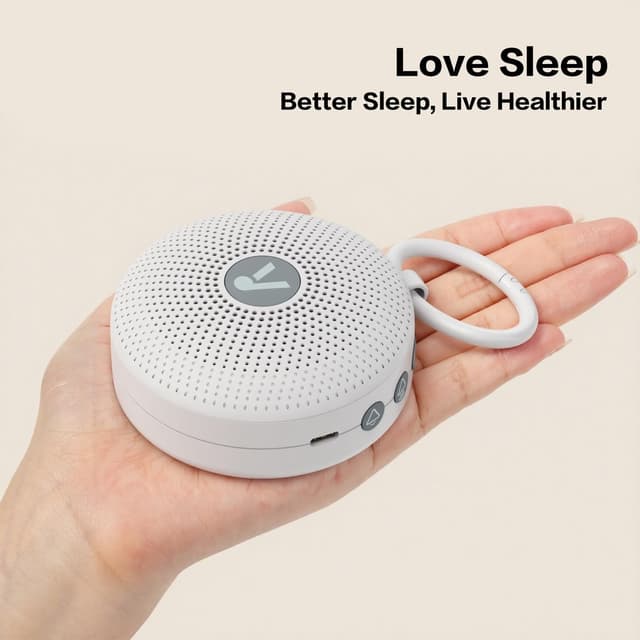 Thumbnail 6 de FEKTIK White Noise Machine for Baby Adult – Portable Sound Machine with 21 Soothing Sounds, Memory & Rechargeable Battery