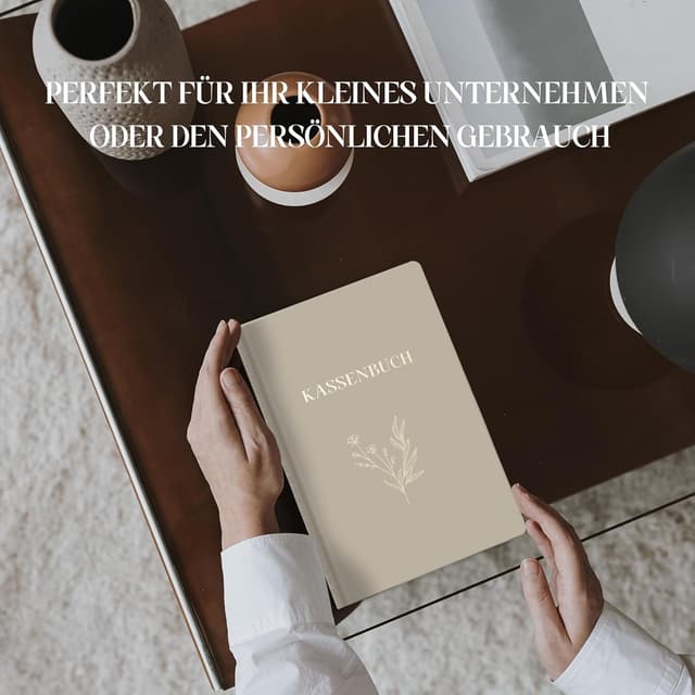 Detalle de BIROYAL Kassenbuch A5 mit 120 Seiten – Haushaltsbuch & Budget Planner für Einnahmen und Ausgaben