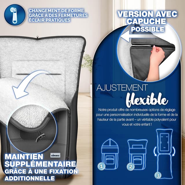 Thumbnail 5 de KIDUKU Chancelière poussette 1 poche