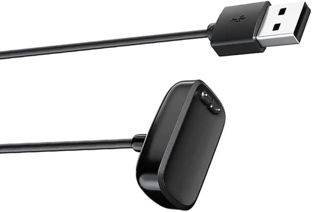 Detalle de TUCANA Charge Cable compatible with Fitbit Charge 6 / Charge 5 / Luxe – magnetic USB charging dock stand (1.6 ft, pack of 1)