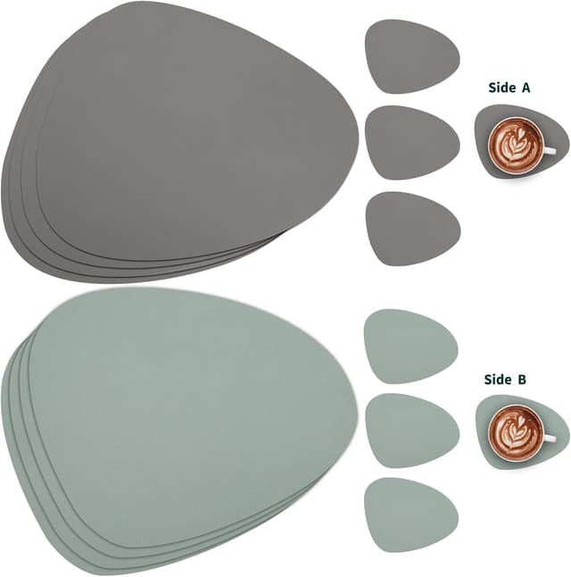 Detalle 2 de Myir JUN Tischsets Leder 33 x 40.5 cm