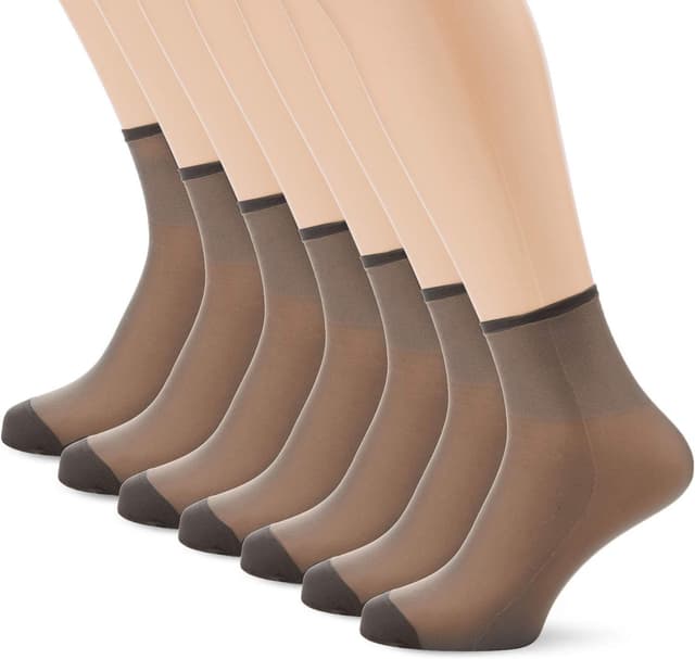 Detalle de Socquettes transparentes DIM Beauty 6 paires