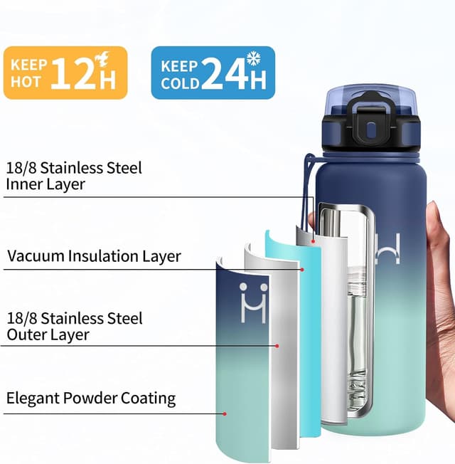 Detalle 2 de Gourde isotherme 750 ml JAPORIA