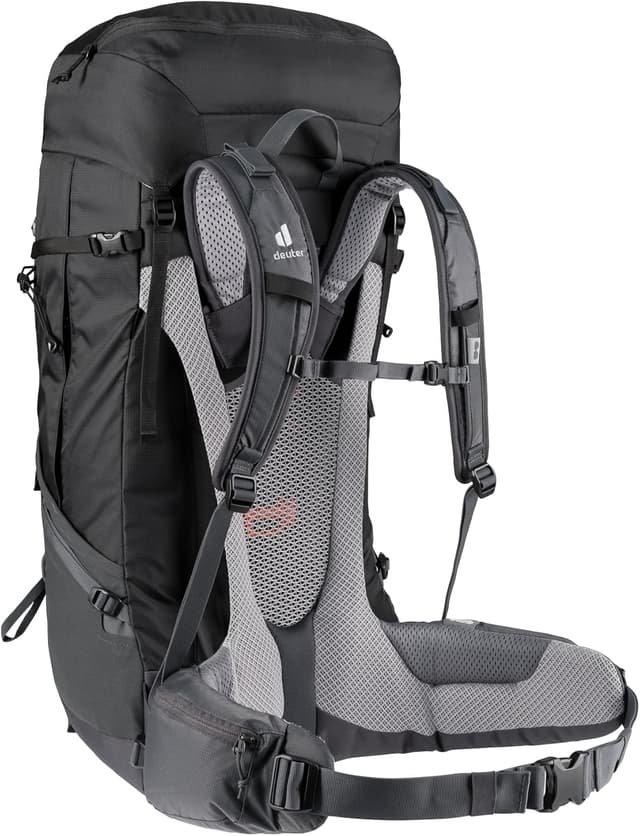 Detalle de deuter Futura Air Trek 60 + 10 Trekking-Wanderrucksack mit Aircomfort Rücken-System