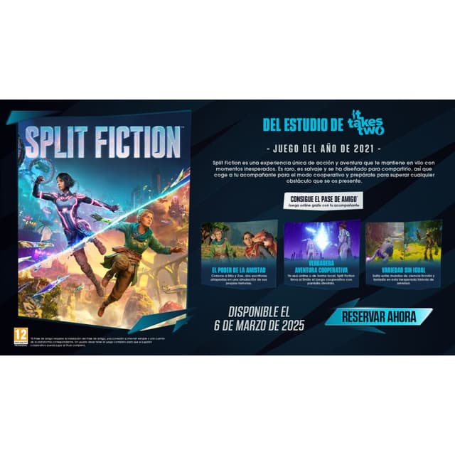 Detalle 2 de Split Fiction PS5 videojuego para PS5