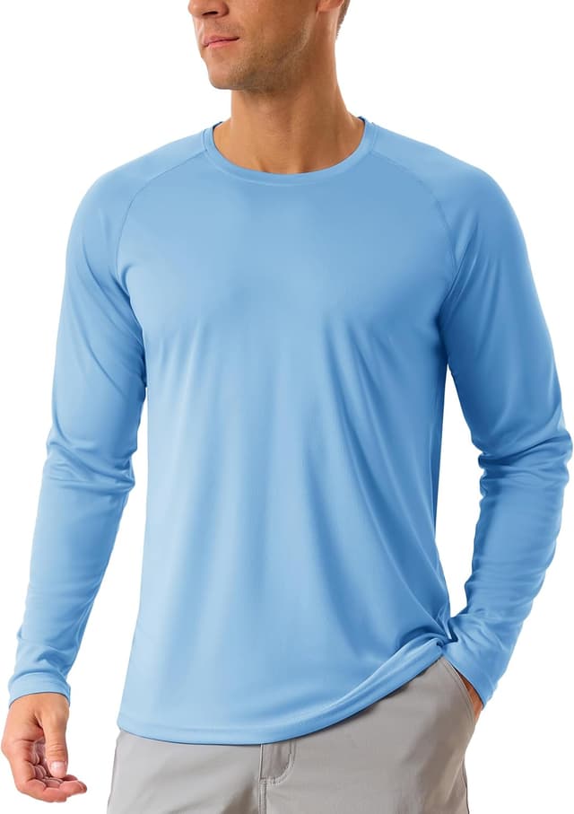 Thumbnail 6 de TACVASEN Herren UPF 50+ UV-Schutz Langarmshirt für Outdoor & Sport (Rashguard)