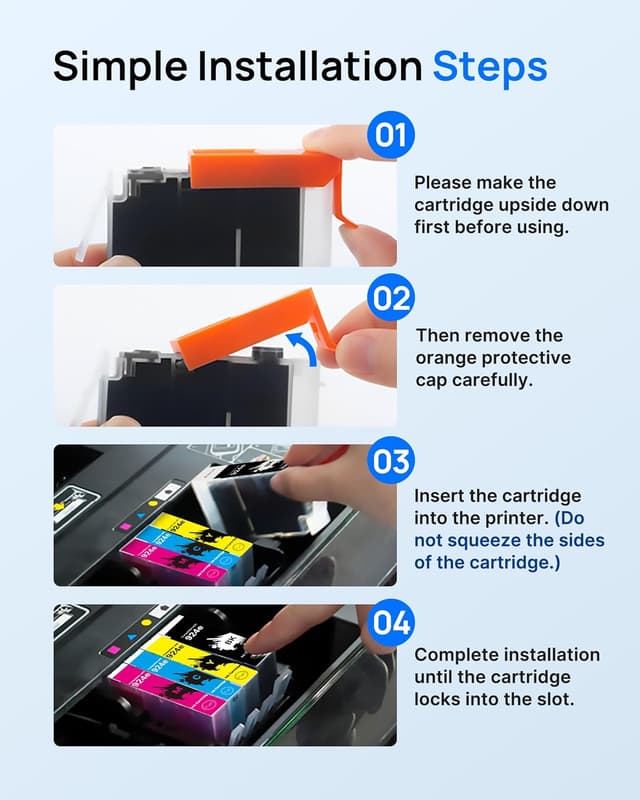Thumbnail 6 de GPC Image 924e / 924XL Compatible Ink Cartridges (with chip) – HP 924e 4 Pack