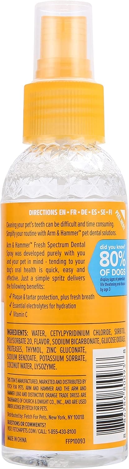 Detalle 2 de Arm & Hammer spray dentaire chien 118 ml