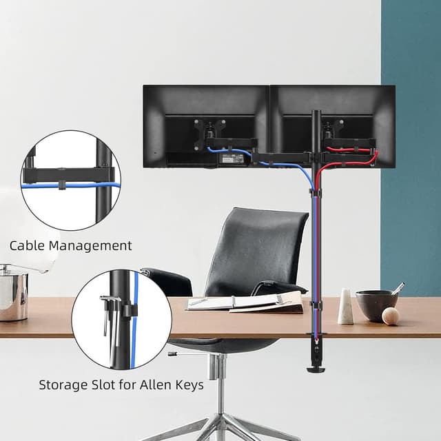 Thumbnail 5 de Bracwiser MD7842 dual monitor arm 800mm