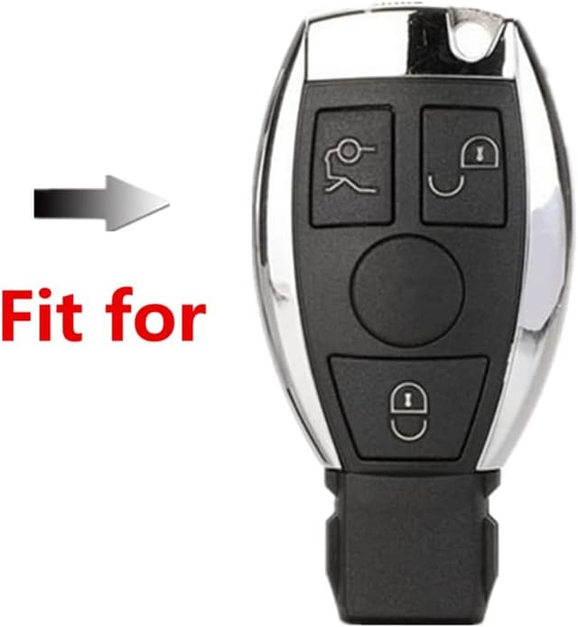 Detalle 2 de Happyit zinc alloy and silicone car key cover case (for selected Mercedes-Benz models)