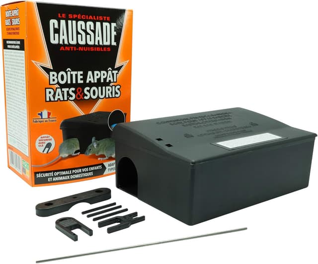 Detalle 2 de CAUSSADE Boîte Pour Appât Rats & Souris