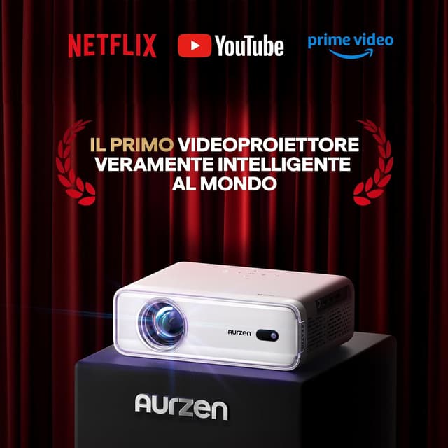 Detalle de Aurzen EAZZE D1, mini proiettore 4K