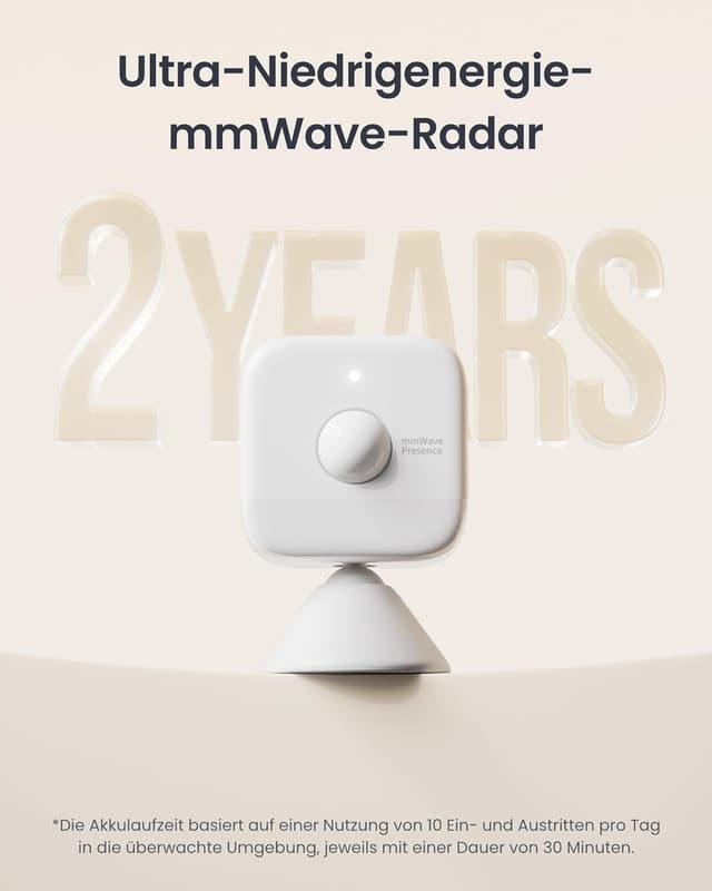 Thumbnail 5 de SwitchBot Smart mmWave Radar Bewegungssensor 2 Jahre