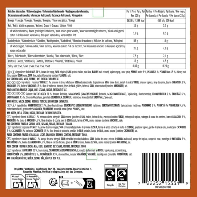 Thumbnail 4 de CLIF BAR Minis Protein Riegel 4 g 🍫