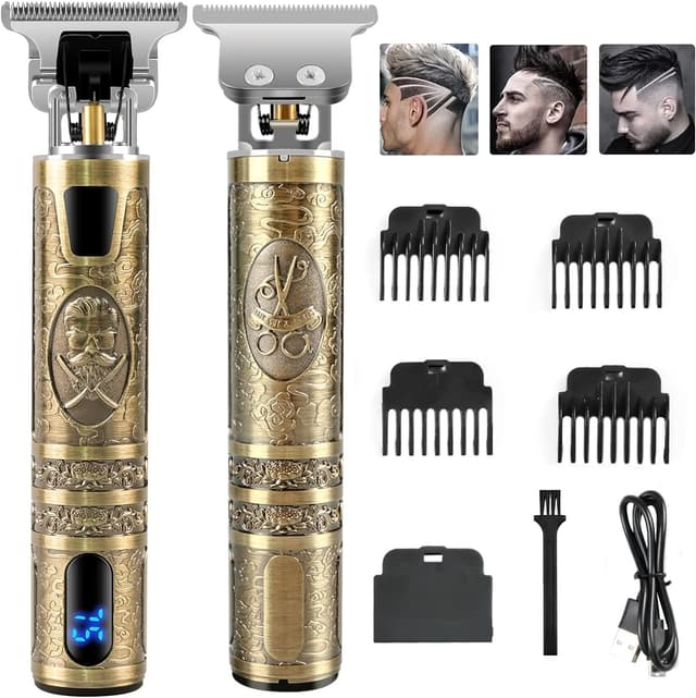 Detalle de Hair Clippers Men Professional Beard Trimmer