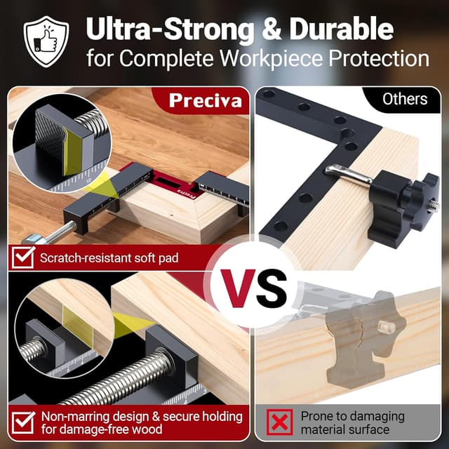 Detalle de 90-Grad-Positionierwinkel Set mit 4 Stück