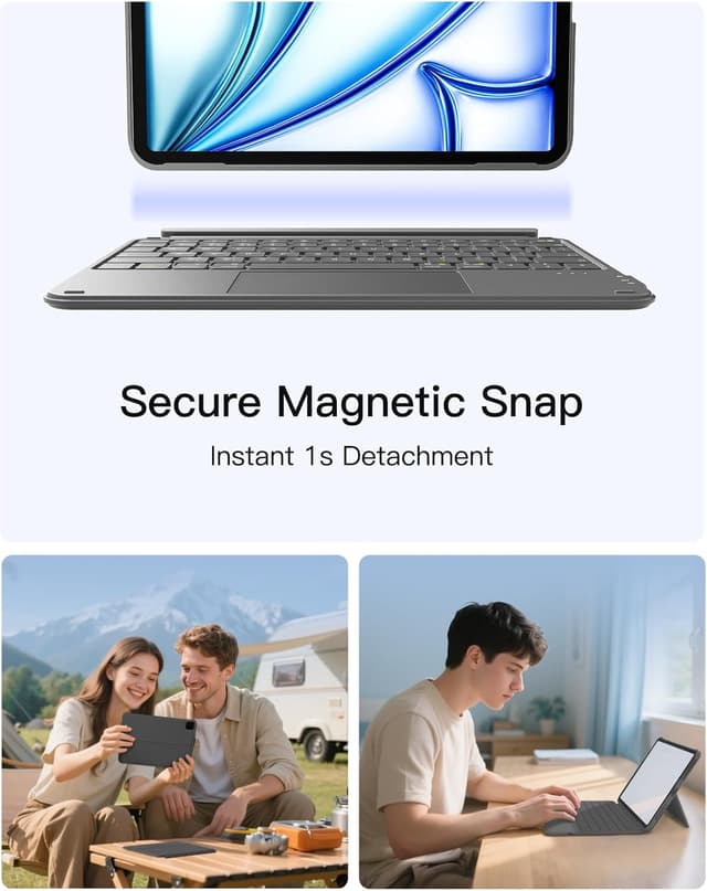 Thumbnail 4 de Inateck KB04122 keyboard case for iPad 11" with touchpad