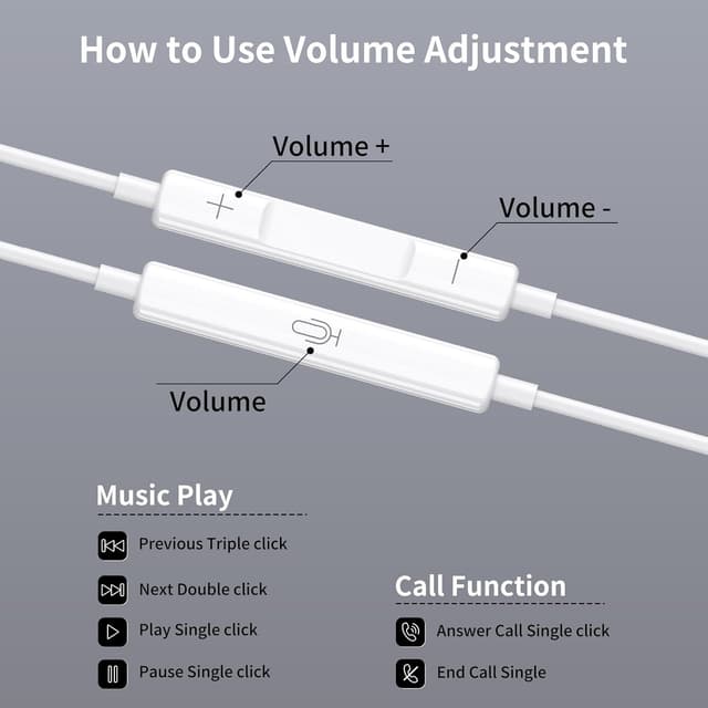 Thumbnail 2 de USB-C In‑Ear Kopfhörer 2er‑Pack für iPhone 15–17