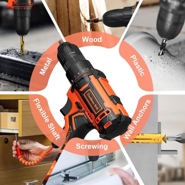 Thumbnail 4 de VIWKO Cordless Drill 20V Kit