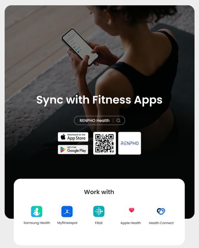 Thumbnail 6 de RENPHO Elis 2X Körperfettwaage, großes Display ⚖