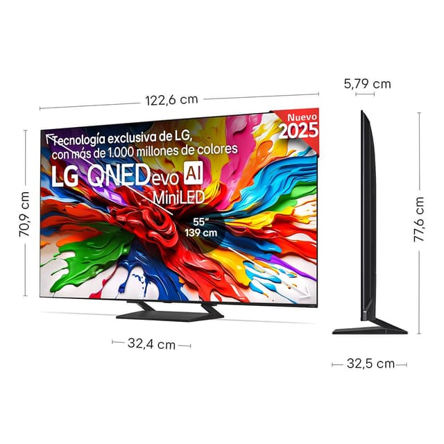 Thumbnail 1 de LG 55QNED93A6A 55' TV QNED evo MiniLED AI