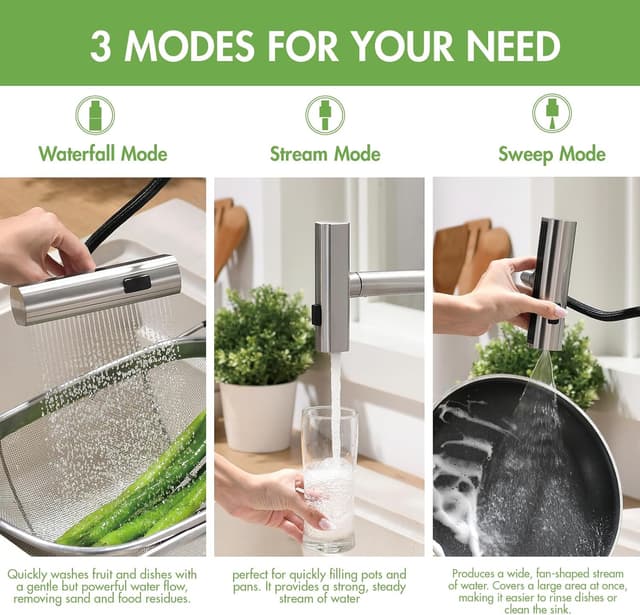 Thumbnail 4 de CENOSA Kitchen Faucet with Pull-Down Spray 🚰