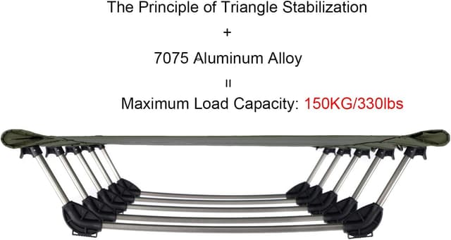 Detalle de Naturehike Campingbett Ultraleicht 150 kg