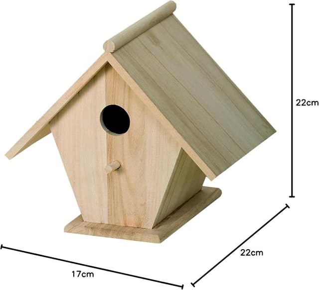 Detalle 2 de Artemio Nichoir Bois Beige 22x17x22 cm