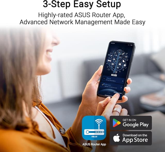 Thumbnail 5 de ASUS RT-BE50 routeur WiFi 7 BE3600
