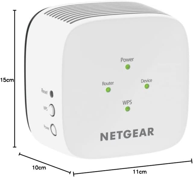 Detalle 2 de NETGEAR WiFi Repeater EX6110 (AC1200) – WiFi-Verstärker zur Beseitigung von Funklöchern