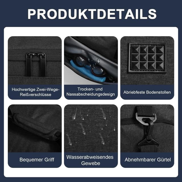 Thumbnail 3 de FIORETTO 35L Sporttasche Schuhfach Nassfach